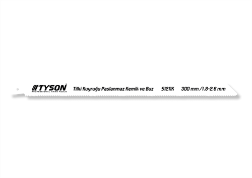 TYSON TİLKİ KUYRUĞU KEMİK KESME PASLANMAZ 5Lİ SET